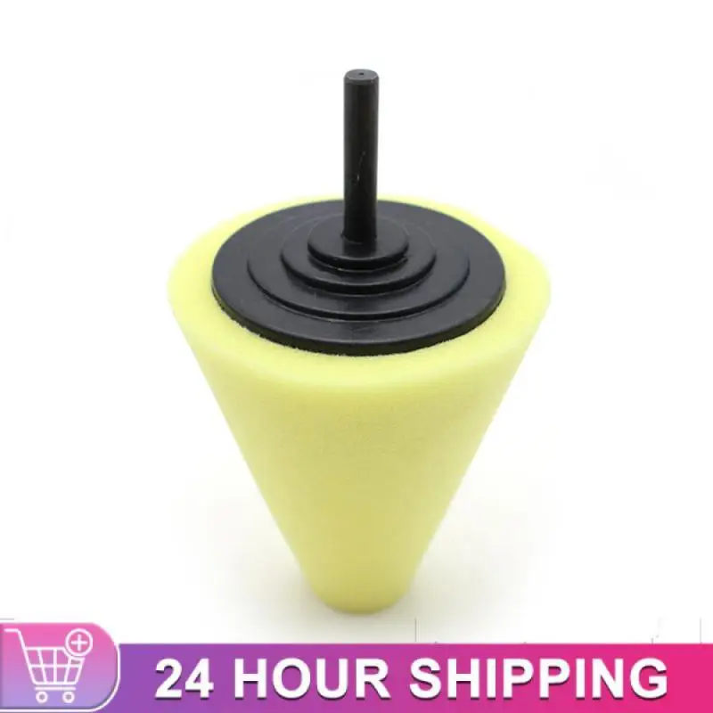 1x Car Wheel Hub Polish Buffing Shank Polishing Sponge Pad Calm Auto Tools for Burnishing Ball Buffing Sponge