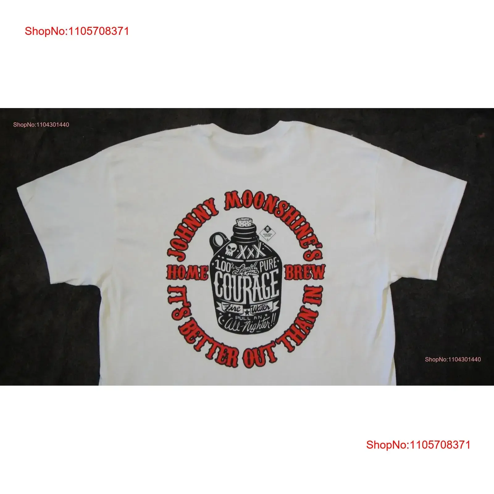 Moonshine T Shirt Brewery Home Brew Drinking Beer Alcohol Cool Party vintage Washed homme fashion Slightly Unisex streetwear