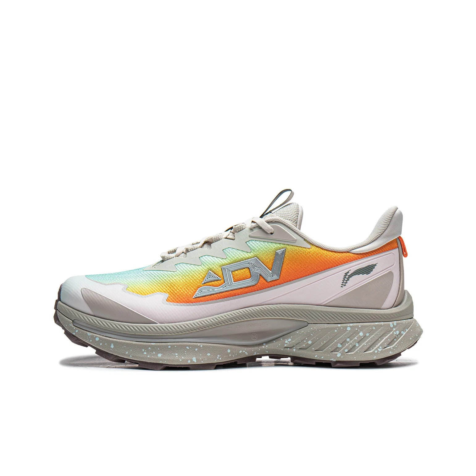Li Ning Chasing The Sky Low top Trail Running Shoes Men's White Orange ARNV029-3