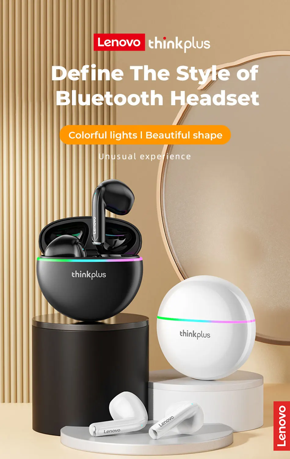 Original Lenovo XT97 TWS Earphones Wireless Bluetooth 5.2 Sport