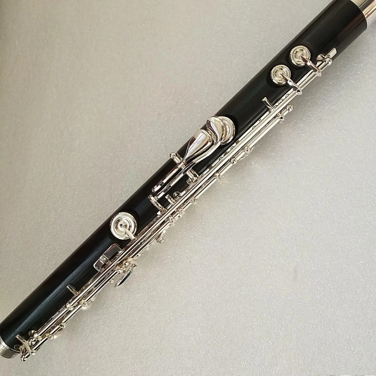 Excellent Flute Ebony C key 17 Open Hole Low B/wooden Flute Profession Band