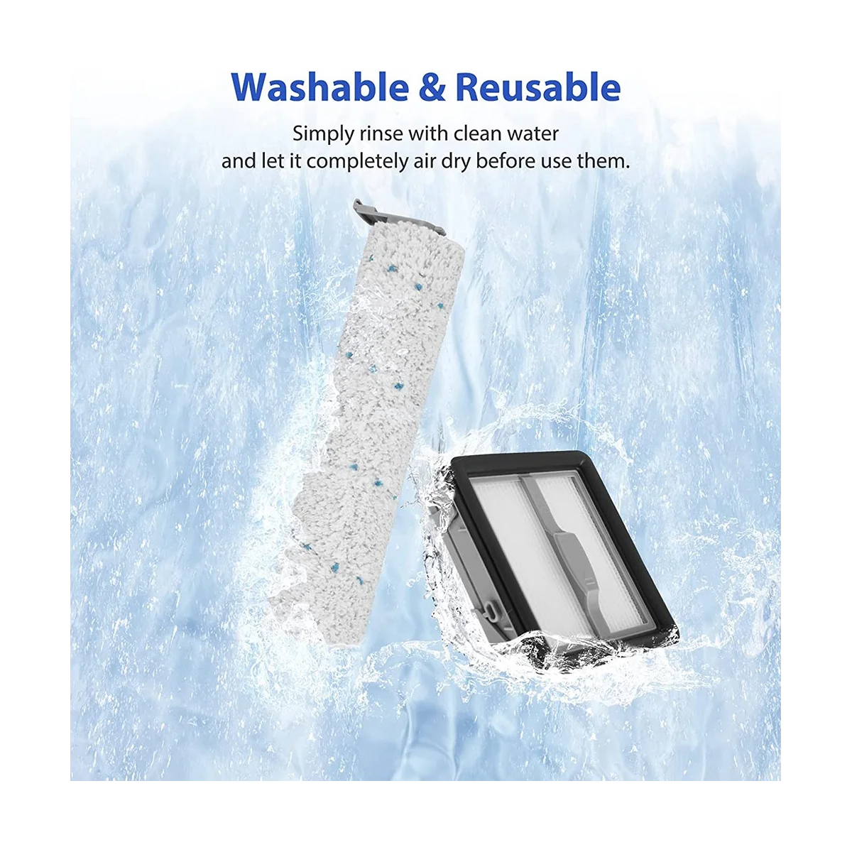 CrossWave X7 Pet 3350F 2832Z 2955Z 用マルチサーフェス ブラシ フィルター