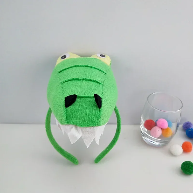 Adults Kids Plush Dinosaur Tortoise Headband Tail Tie  Animal  for  Birthday Party  Cosplay Costume Christmas Halloween