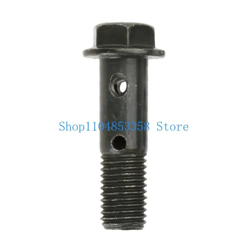 

652F M10x1.25 Disc Brake Oil Pipe Hollow Screw Double Hole with Gasket for for for Suzuki Motorcycle Dirt Pit Bike AT