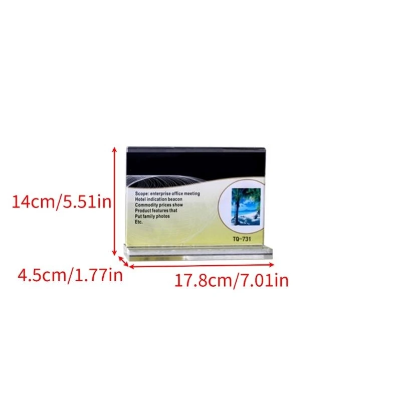 5 pezzi Tabletop Visualizza supporto Servi