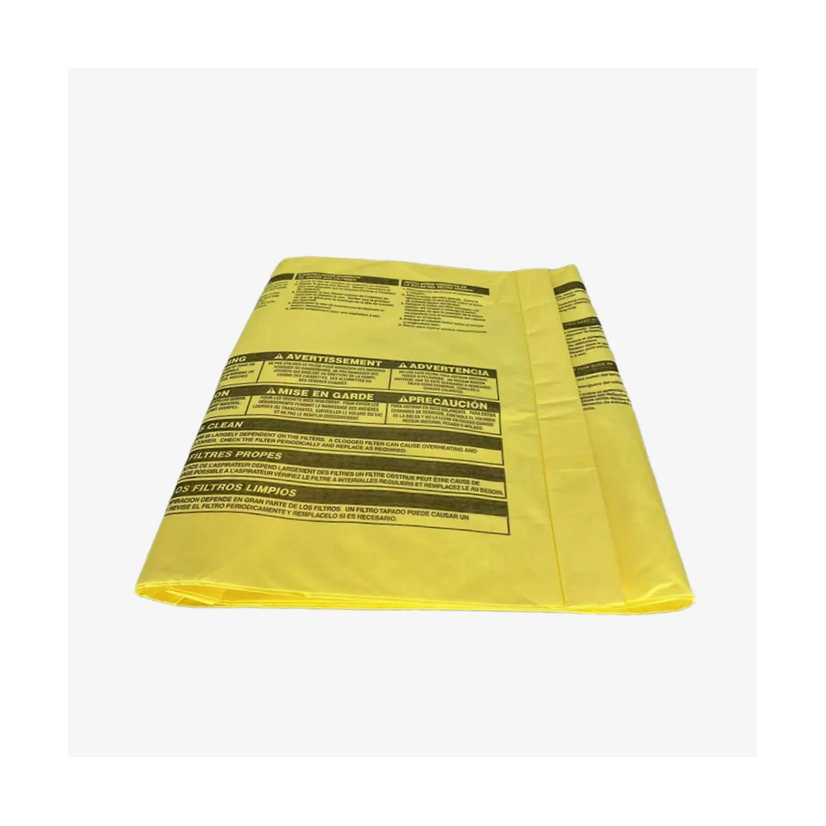 7 peças saco de pó seco universal aspiradores de pó de 5 a 8 galões para sacos de pó de 5-8 galões amarelo