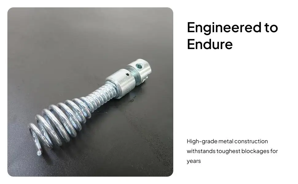 

Drainage Cleaning Machine Drop Head Auger Drain Cutting Tool for Pipe Cleaner and Cable Maintenance