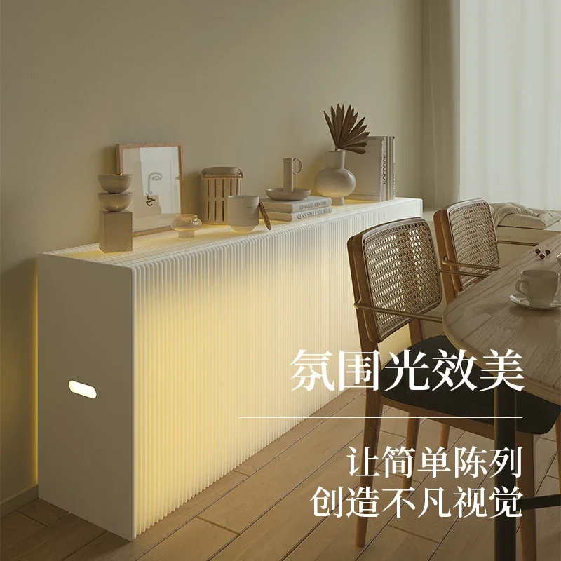 Display cabinet Commercial shelf Cosmetics display rack Load-bearing foldable display luminous shelf