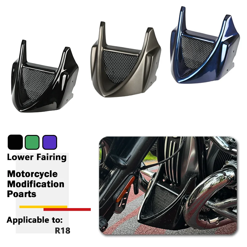 

Motorcycle Lower Fairing Oil Cooler Shroud Radiator Spoiler Fits For BMW R 18 Classic 100 Year R18 2020-up