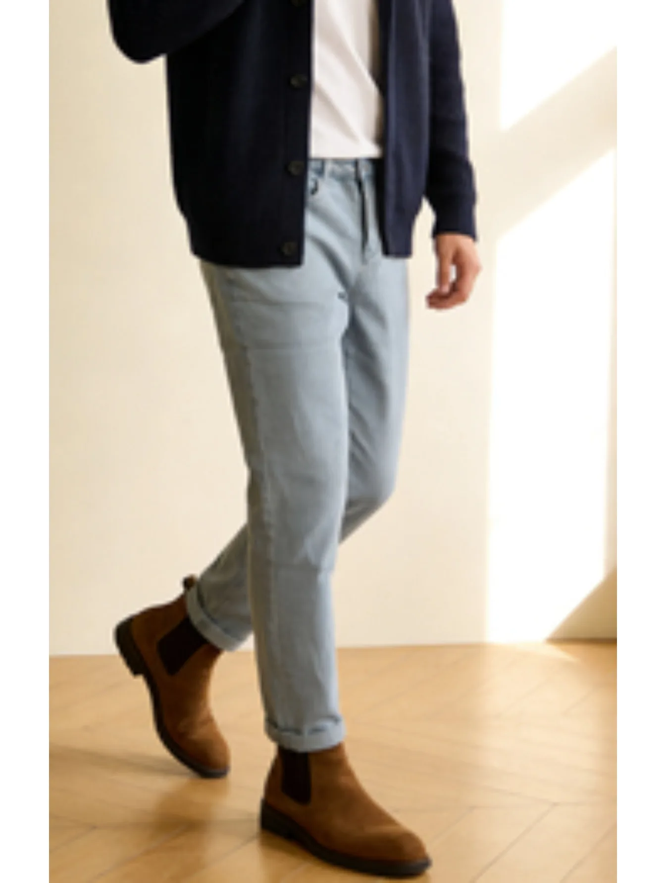 

Мужские европейские джинсы с узкими штанинами, слегка эластичные, на каждый день, универсальные, базовый стиль