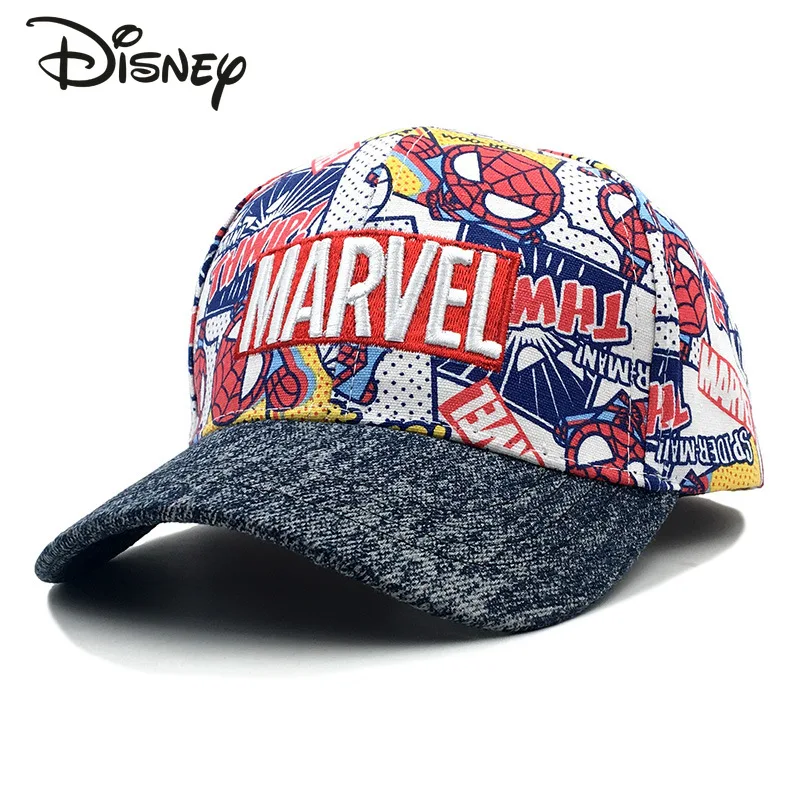 Disney Mickey New Children\'s Hat Fashion Cartoon Casual Children\'s Baseball Hat Adjustable Outdoor Children\'s Hat High Quality