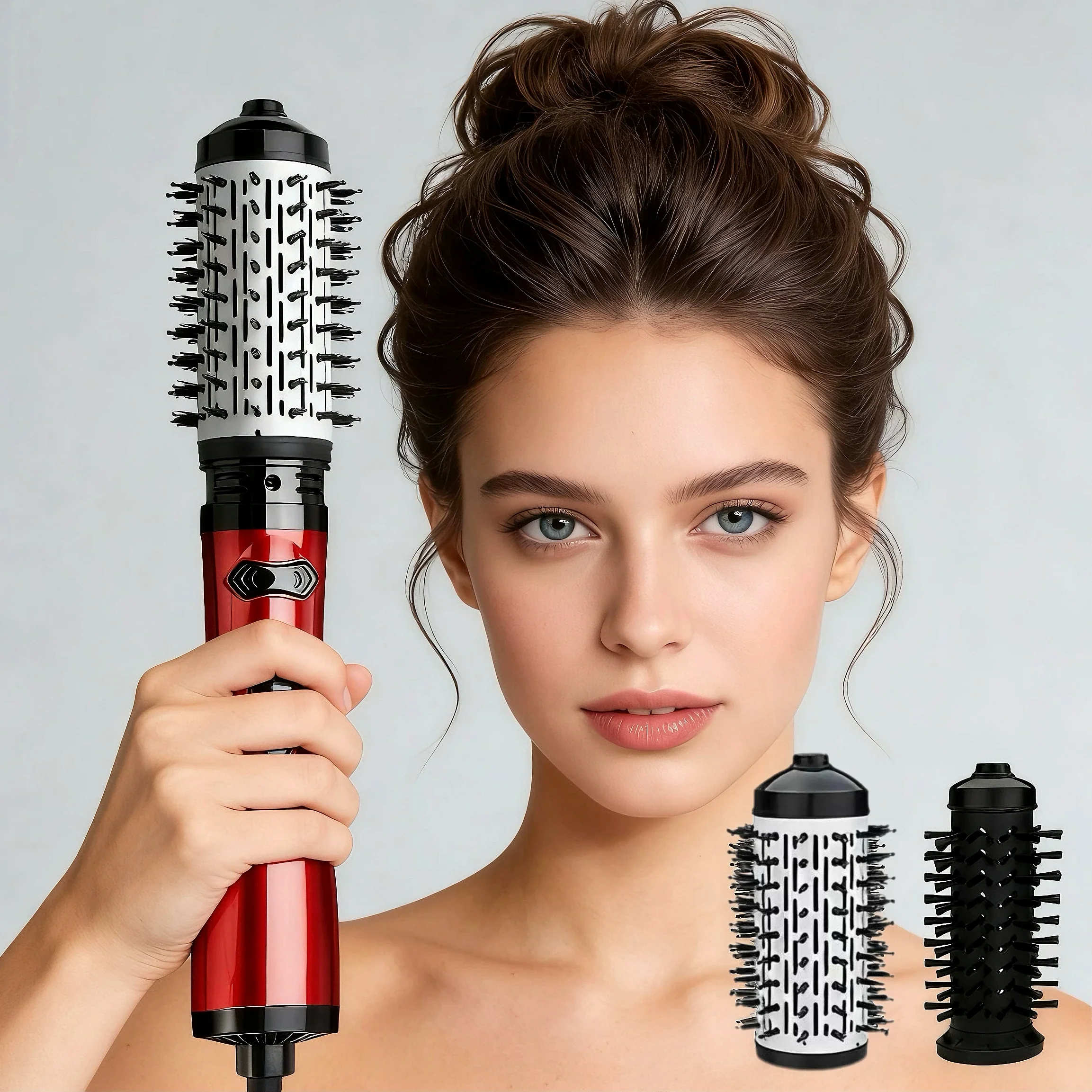 

Многофункциональная электрическая щетка-фен 3-в-1 с отрицательными ионами для укладки и выпрямления волос, инструмент для ухода за волосами