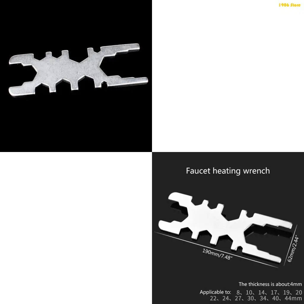U1JB Multi-purpose Wrench DIY Equipment Tools for Bathroom Shower Faucet Repairing