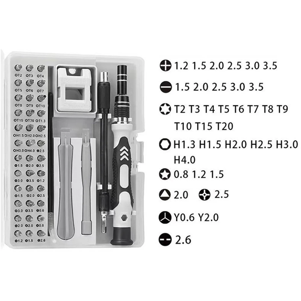 45-in-1 Screwdriver Set Suitable for Mobile Phones Computers Glasses Multi-functional Disassembly And Repair Hardware Tool Box