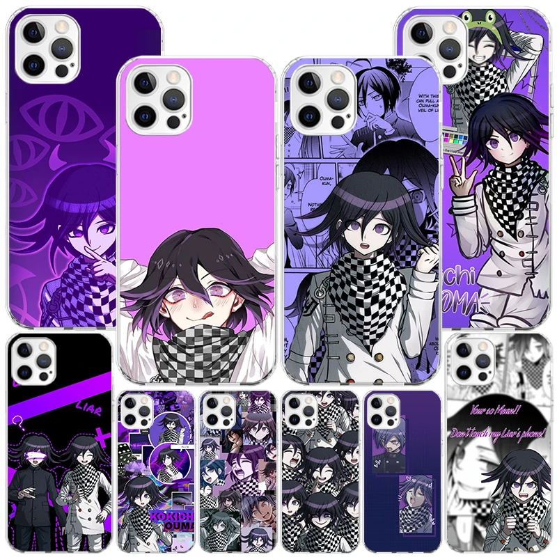 Danganronpa Kokichi Ouma Phone Case For iPhone 16 Pro Max 15 + 14 Plus 11 12 13 Mini Xs X XR 7 8 SE Personalized Gift Print Cove