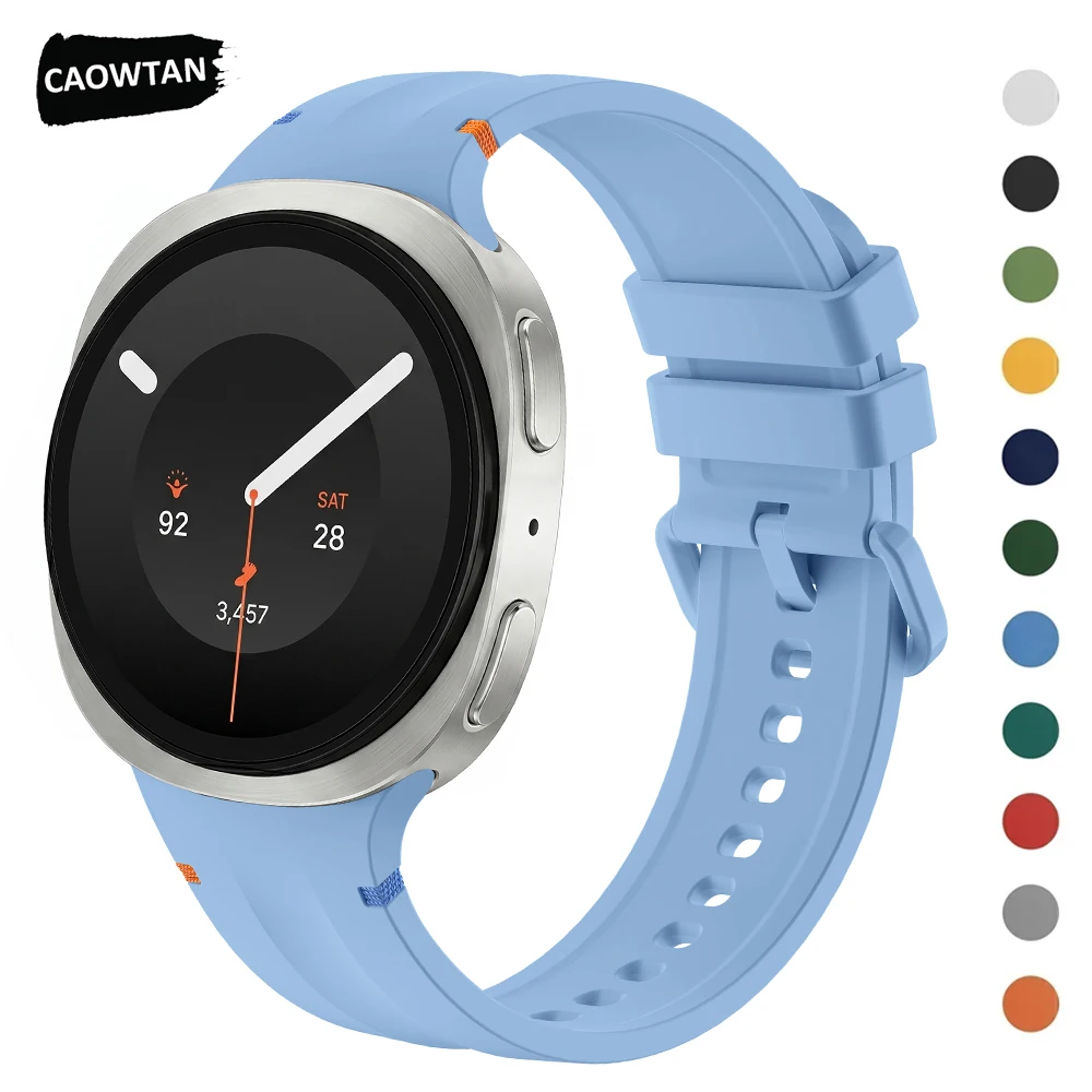 2026 Silicone Strap for Samsung Galaxy Watch 9 8 40mm 44mm 8Classic 46mm Sport Band for Galaxy Watch 9 8 Bracelet Wristband