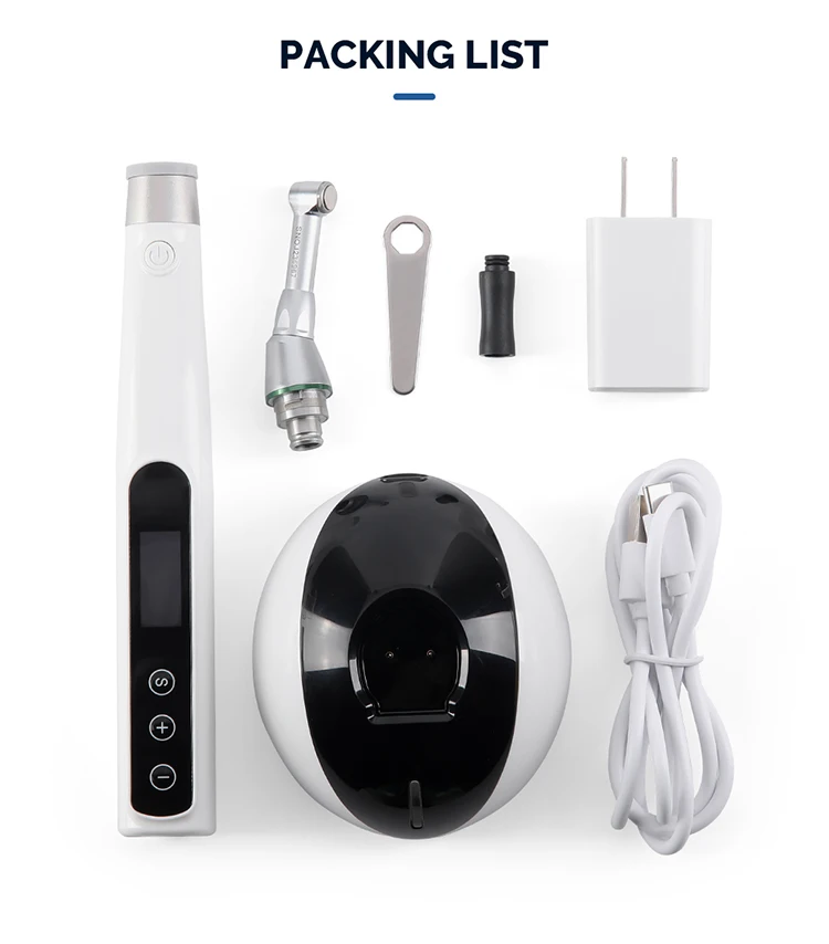 AZDENT Komplettset Dentaler Endomotor 16:1 Kabelloser Apex-Locator Wurzelkanal-Apex-Lokalisierung Parodontales Messgerät – Detail 20