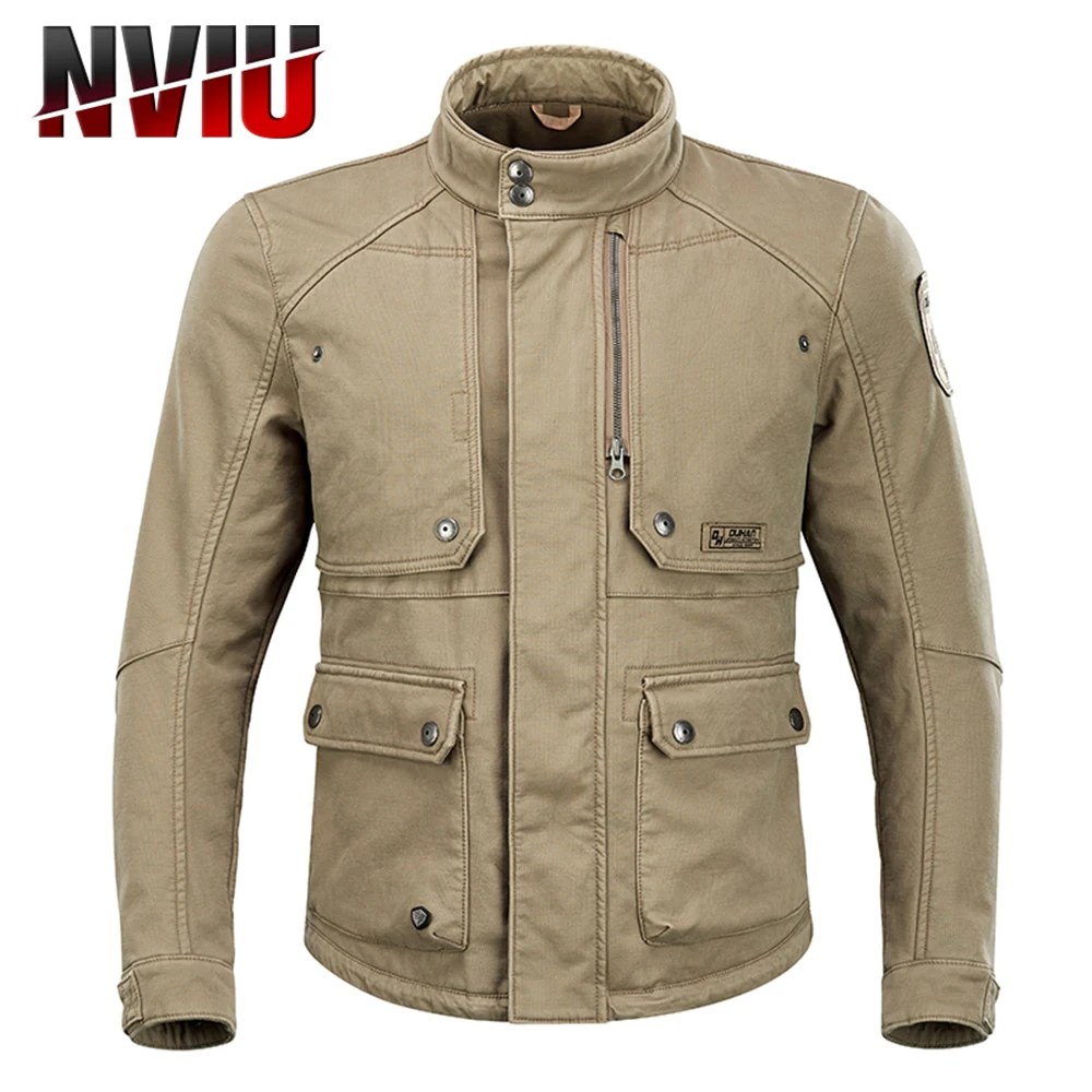 

DUHAN Men Motorcycle Jackets Waterproof Wear-resisting Breathable Motocross Riding Clothes CE Certified Protective Equipment