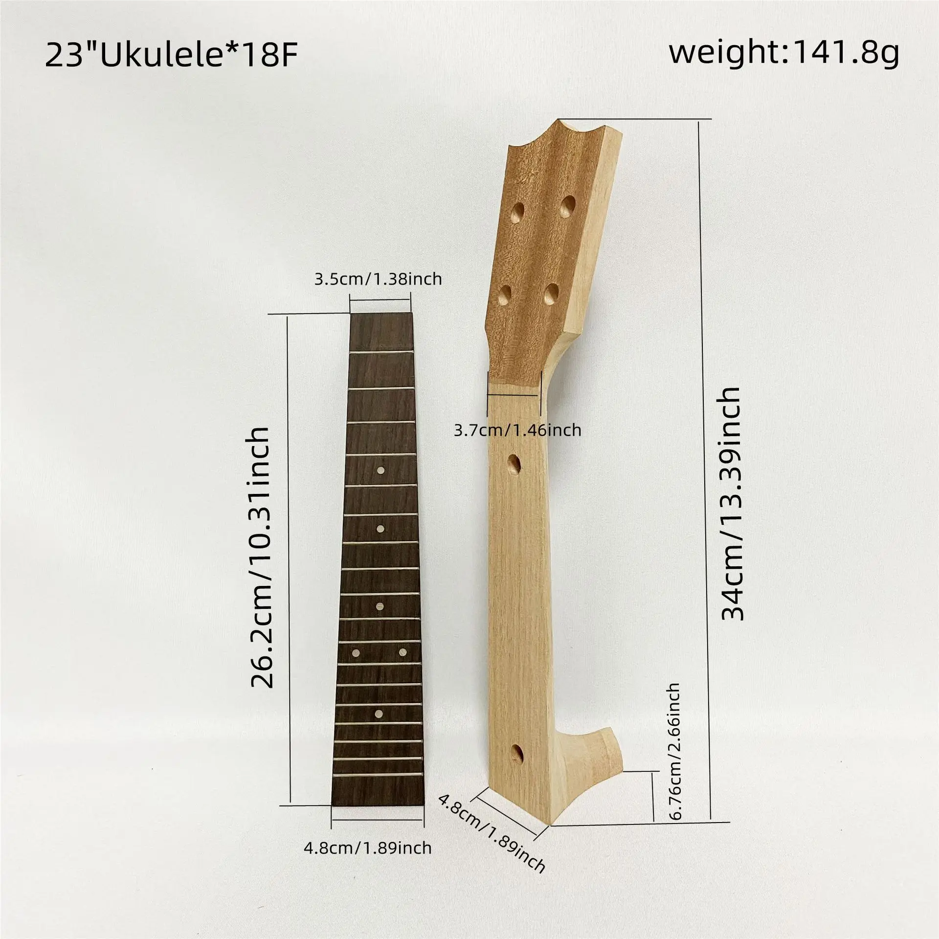 Ukulele Beginner Kit - DIY Ukulele Neck Kit 21