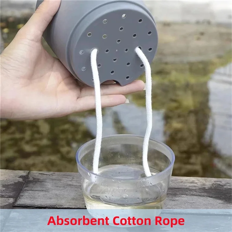 

FAAJ-2 Layer Soilless Cultivation Flower Pot Cotton Rope Self Watering Hydroponic Plant Basin Automatic Irrigation