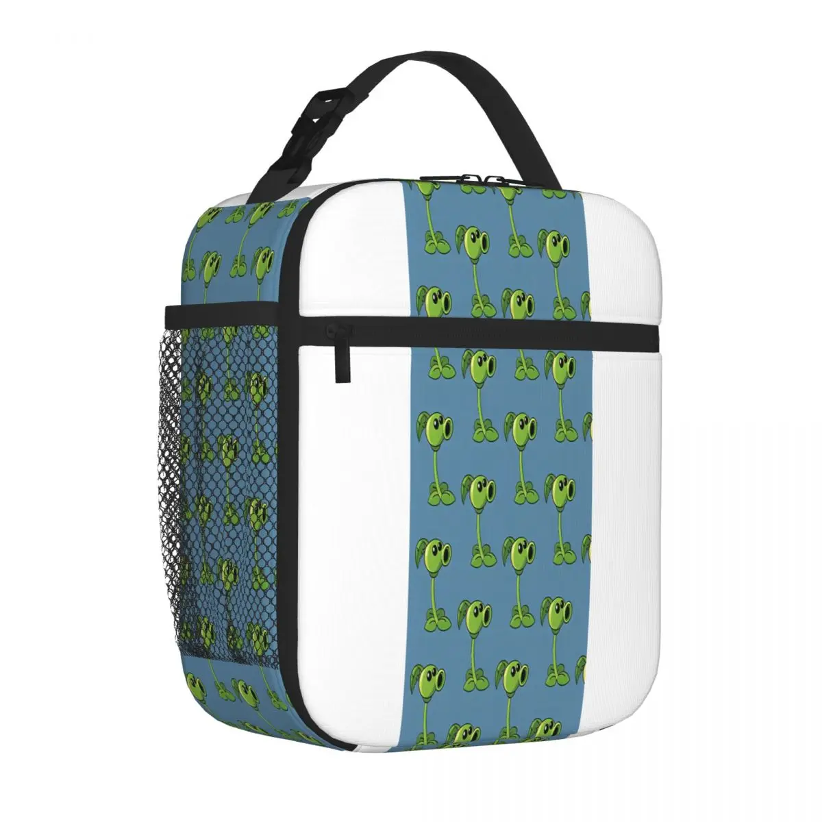 Bestselling Plants Vs Zombies Peashooter Letter Print Snack Bag Preschool Lunch Meal Bag