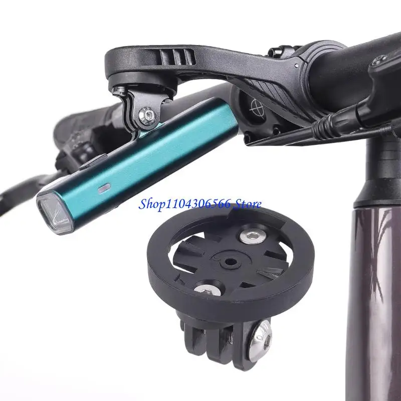 

02DD Bike Computer Mount Bike Headlight Holder Adapter For Sport Camera Bracket