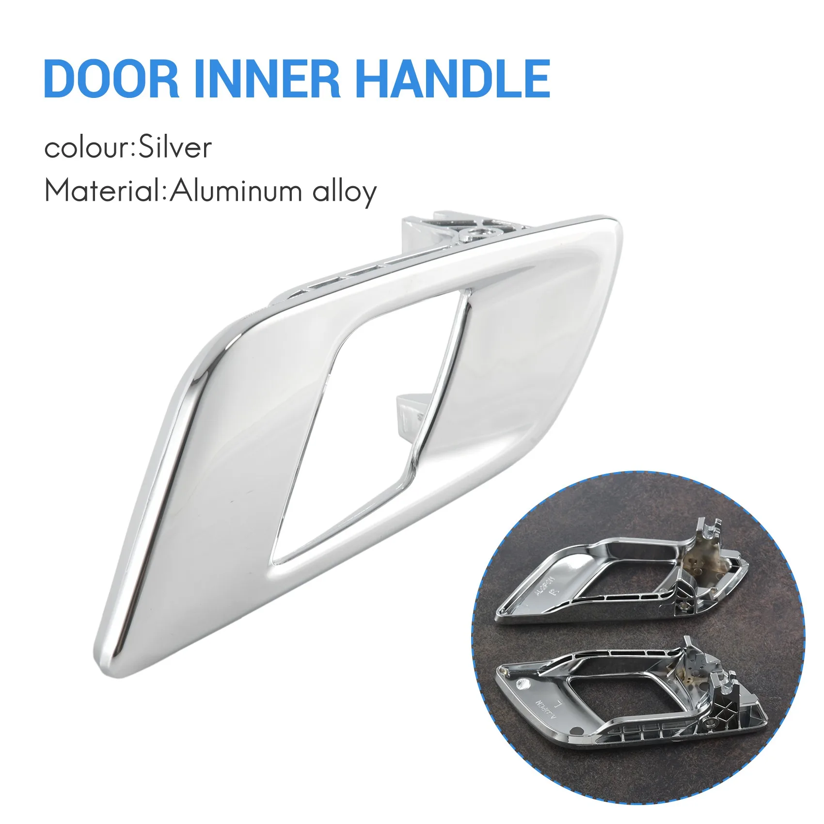 For Ford Ranger 2012-2019 Everest 2015-2019 Door Inner Handle Chrome