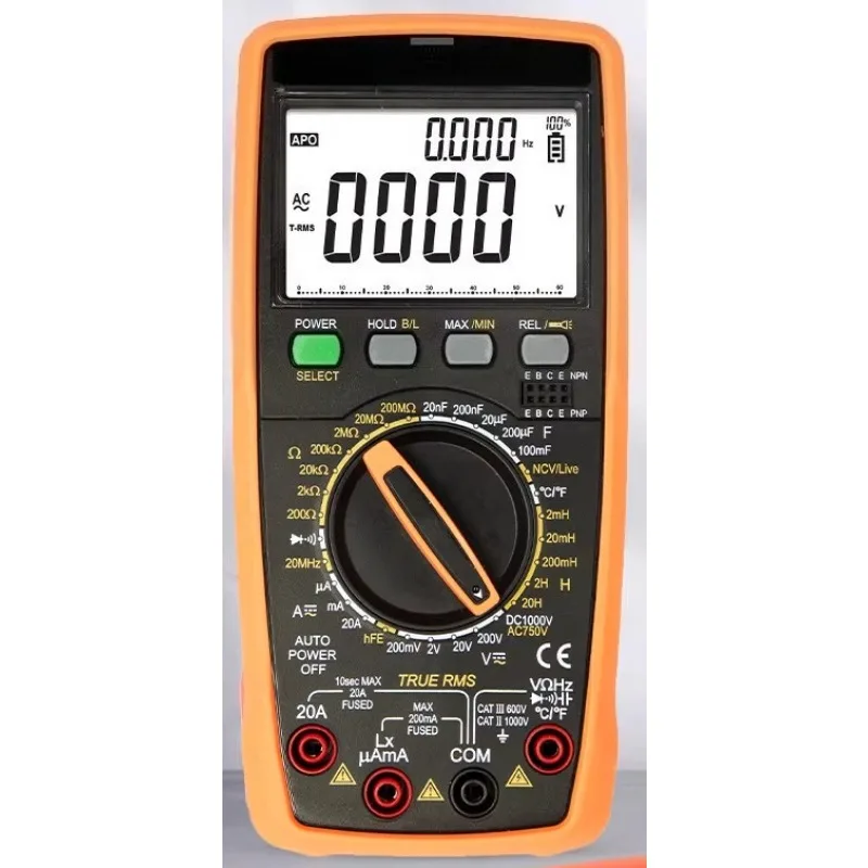 VC98 series high-precision electrician anti-burn multi-purpose strap capacitor frequency temperature inductor