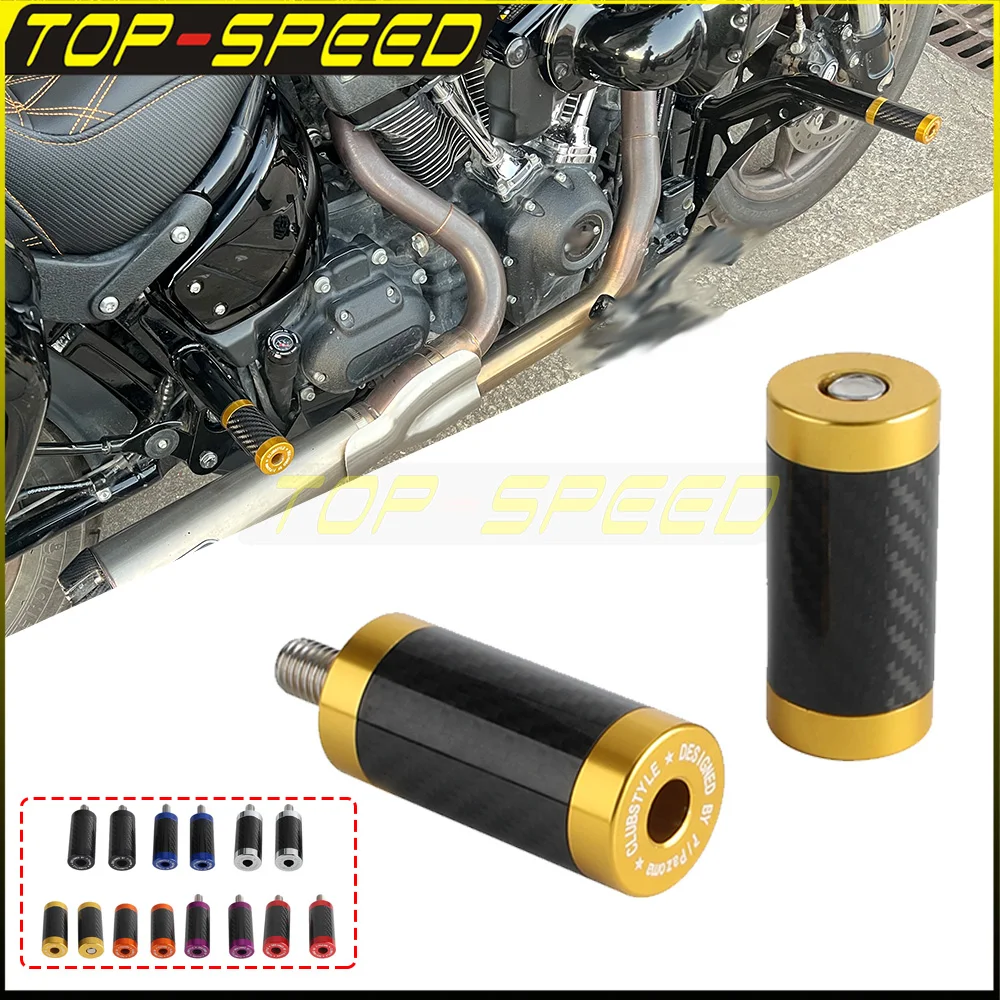 

For Harley Street Bob FXBBS Bumper Frame Sliders Universal Slider Ends Motorcycle Front&Rear Falling Billet Slider Pad Protector