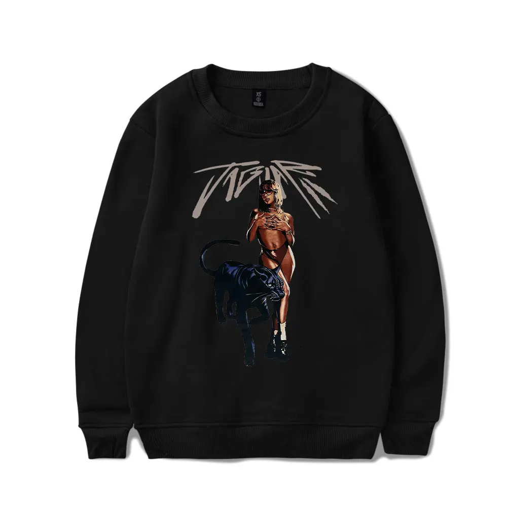 

Толстовка Victoria Monét Jaguarr II Merch, унисекс, с круглым вырезом и длинными рукавами, новинка 2025, модная повседневная уличная одежда