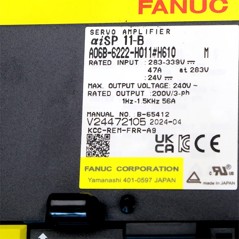 A06B-6220-H011 Fanuc A06B6220H011 With 12 Months Warranty