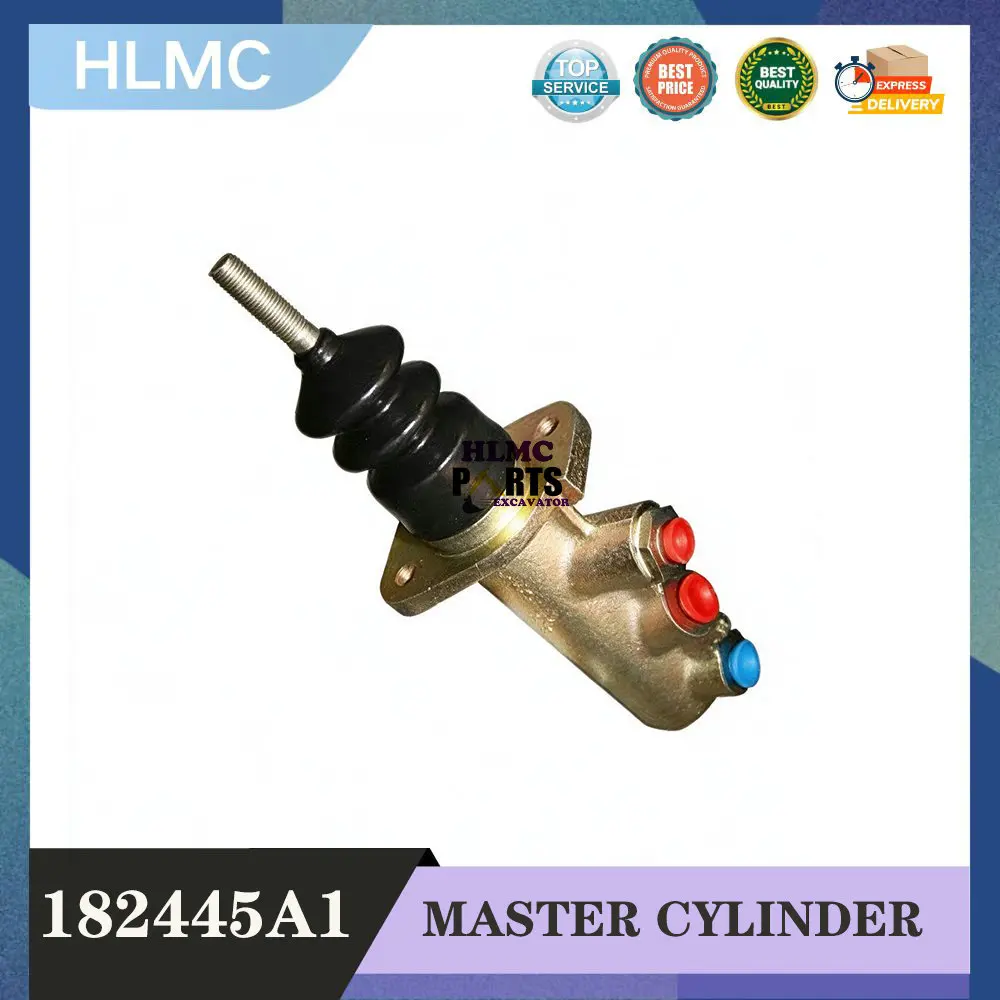 182445A1 Brake Master Cylinder Tandem Brake Pump D126695 87714038 D136837 for Case 580 590 Backhoe Loader