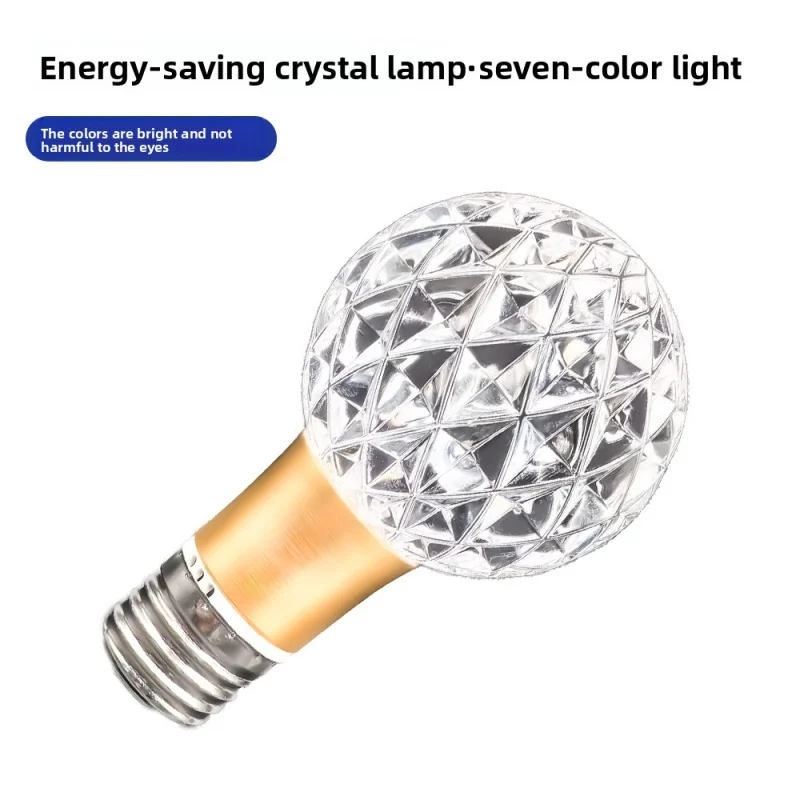 

G40 E27 Low Watt 1W Led Night Bulbs Equal to 10 Watt Incandescent Bulb Dimmable Decorative Diamond Shaped Amber Glass Light Bulb