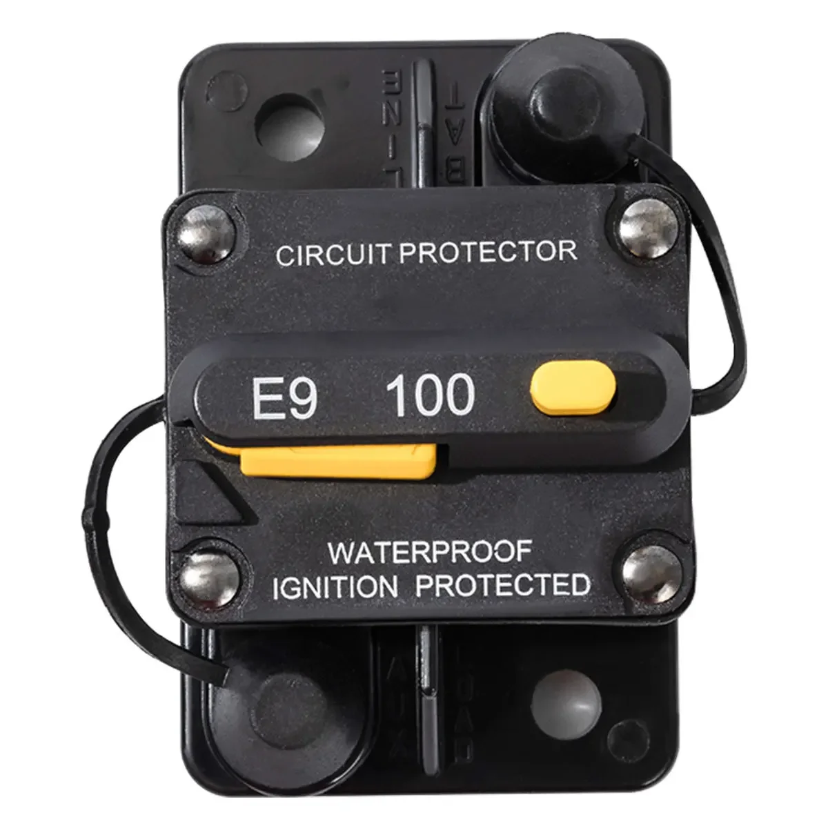 Automotive circuit breaker 100A manual reset with switching switch circuit breaker self-recovery fuse holder square