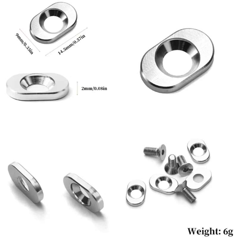 

Hot Racing 1.5 Mod Steel Fixed Motor Mount Washers for Traxxas Sledge 1/8 RC Car - Upgrade Parts & Accessories