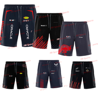 2025 Summer Mobil1 New Red Bull Sport Oracle Max Verstappen Racing Shorts Men's Breathable Speed Drying Fashion Beach Shorts ﻿