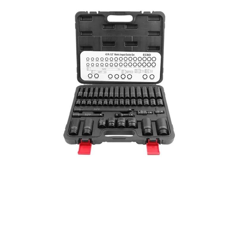 

1Dafei hexagonal sleeve combination set, electric wrench, pneumatic small air cannon, thickened and lengthened sleeve head.