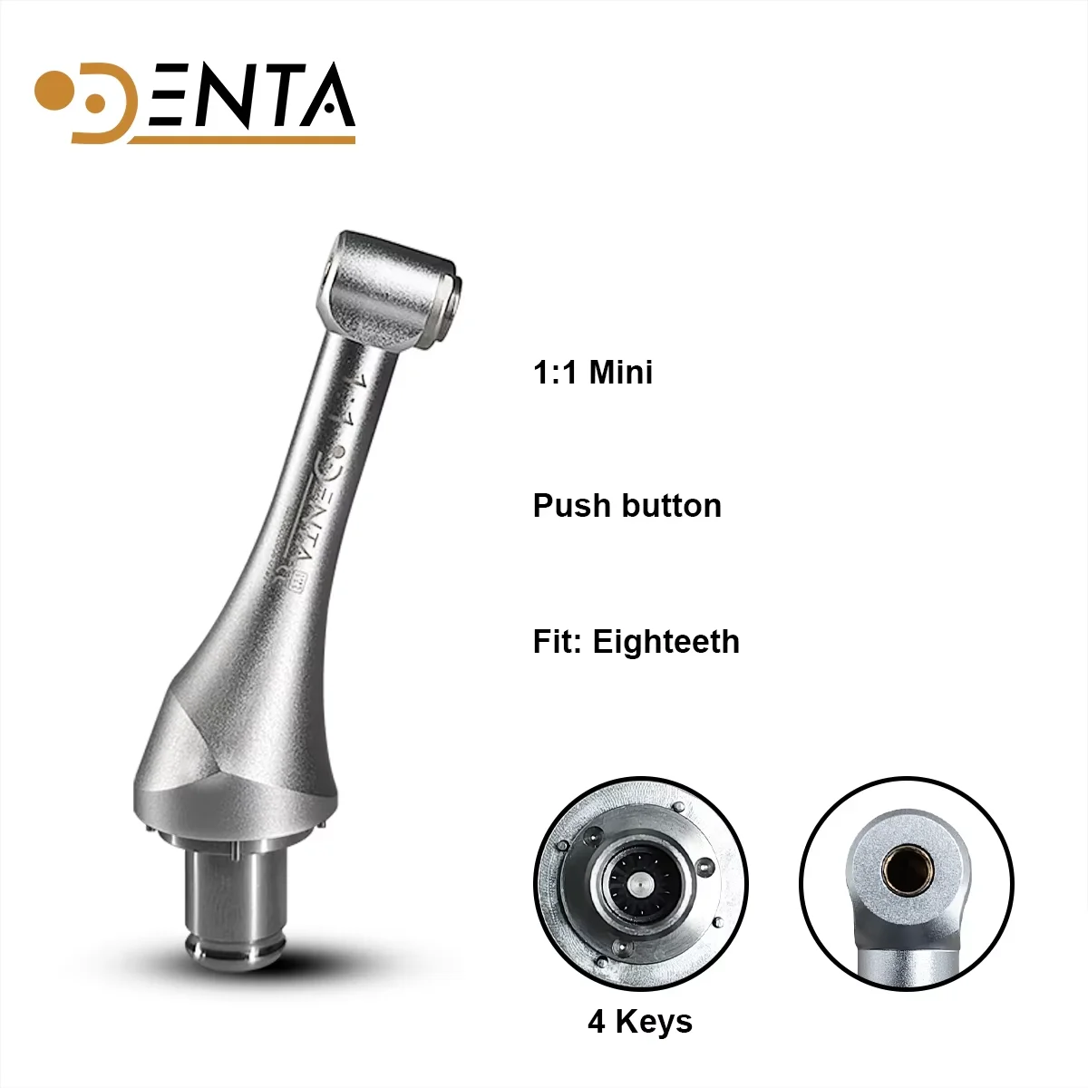 4 Keys 1:1 Mini Contra Angle Head - Eighteeth Fit Eighteeth Brand,model E-xtreme