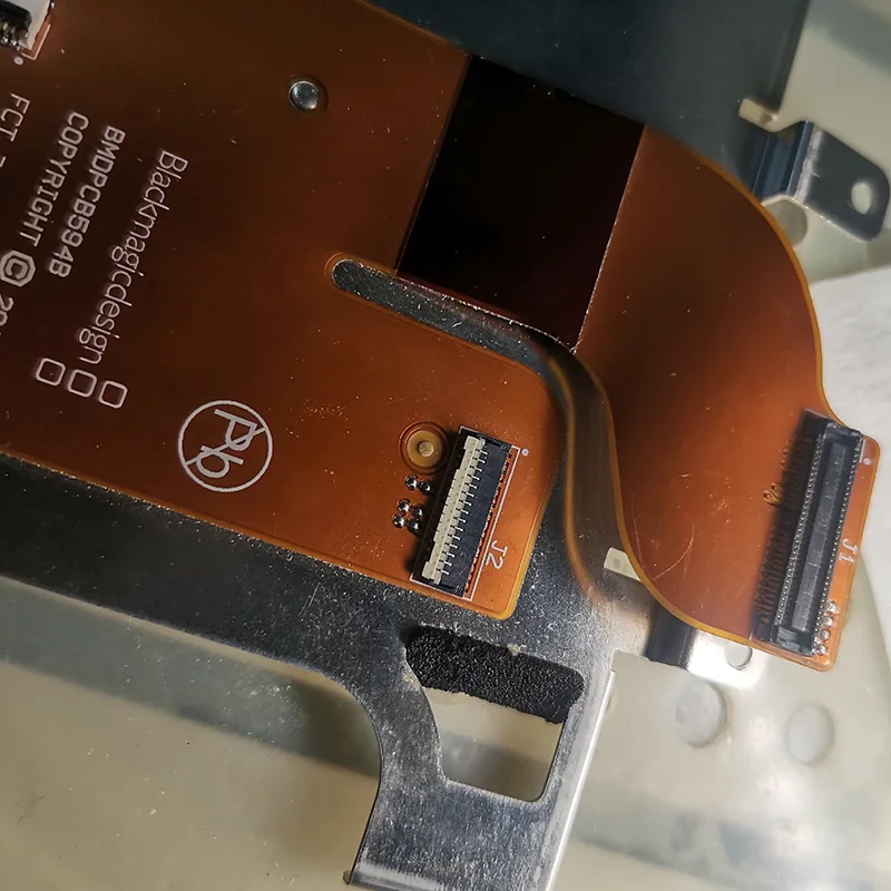 Б/у оригинальный гибкий кабель для ЖК-экрана FPC, запасные части для камеры BMPCC 4K 6K