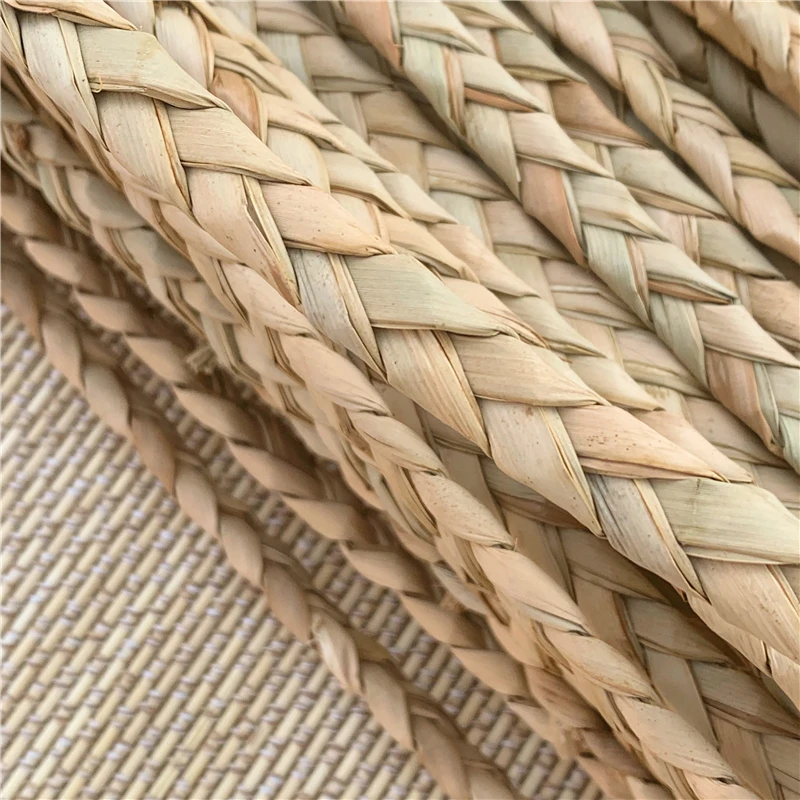 10 Meters Weaving Natural Calamus Grass Rope Handmade Straw Rattan Braids DIY Crafts Material Home Chair Basket Table Decor