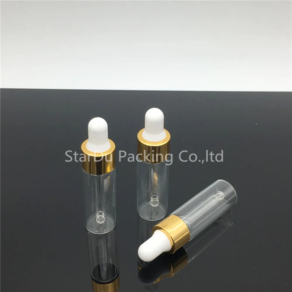 

Free Shipping 500PCS 5ML Clear Glass Reagent Eye Dropper Drop Aromatherapy Liquid Pipette Bottle