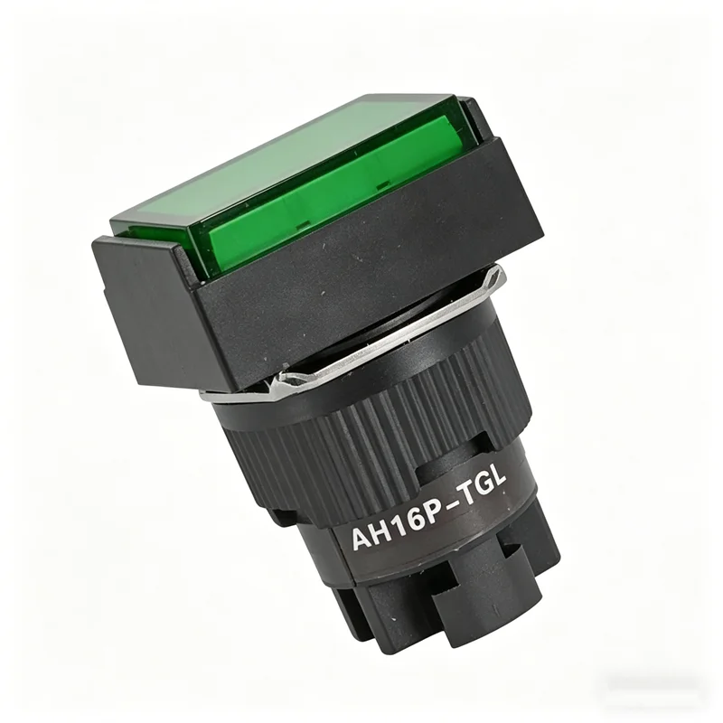 Original AH16P-TGL 16mm Square Momentary Push Button Switch 250V 5A IP65 for Panel