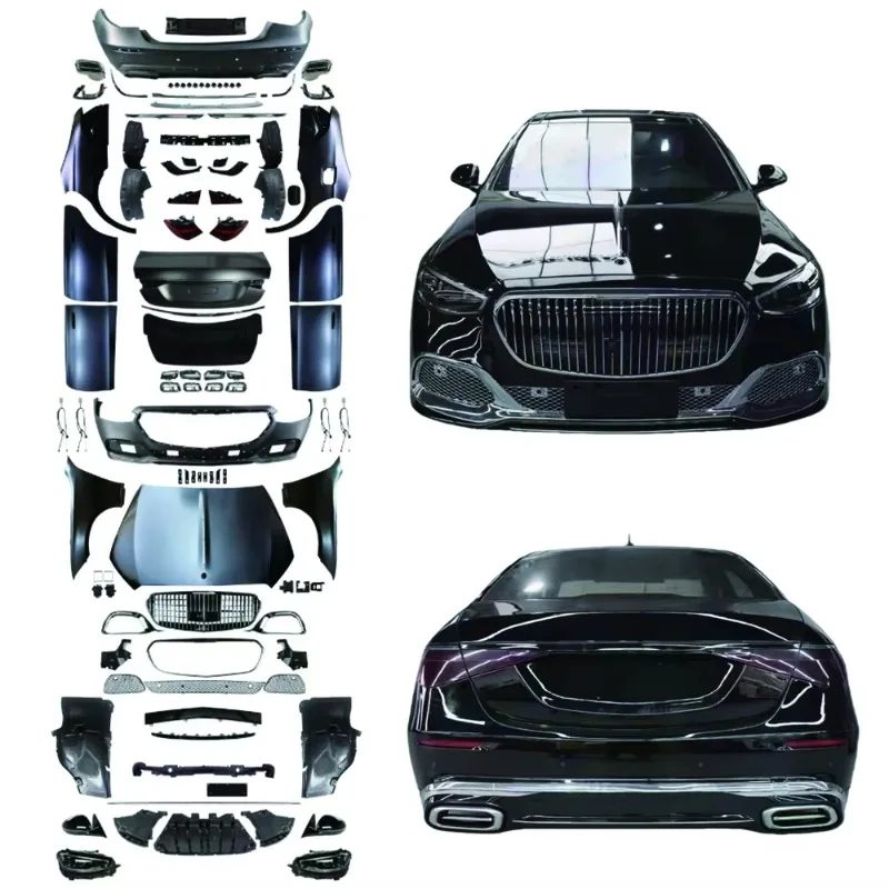 

For S-Class W221 Upgrade to W223 Style Body Kit - Perfect Fit