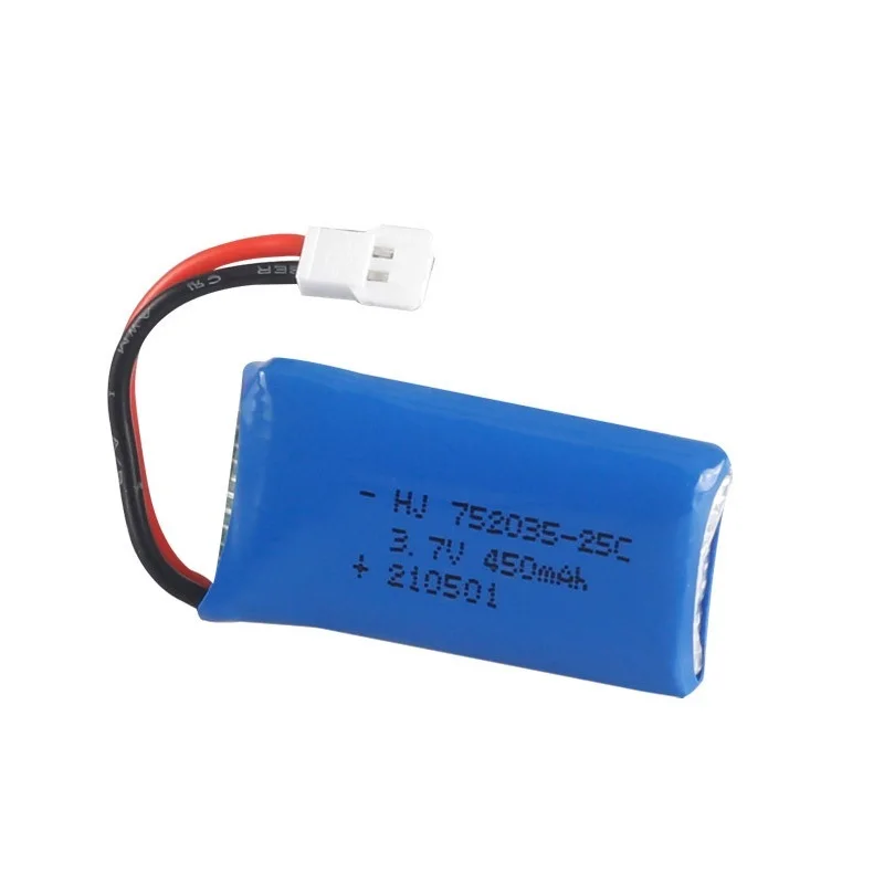 1/2/3/5pcs 3.7V 450mAh bateria litowa do H107 H31 KY101 E33C E33 zdalnego sterowania części zamienne do 3.7v bateria do drona