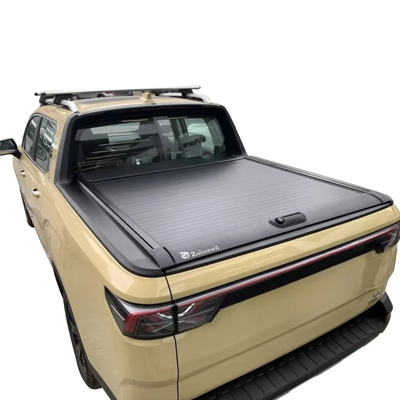 

Zolionwil Waterproof Manual Tonneau Cover with Lock Pickup Truck Bed Cover for Geely Radar