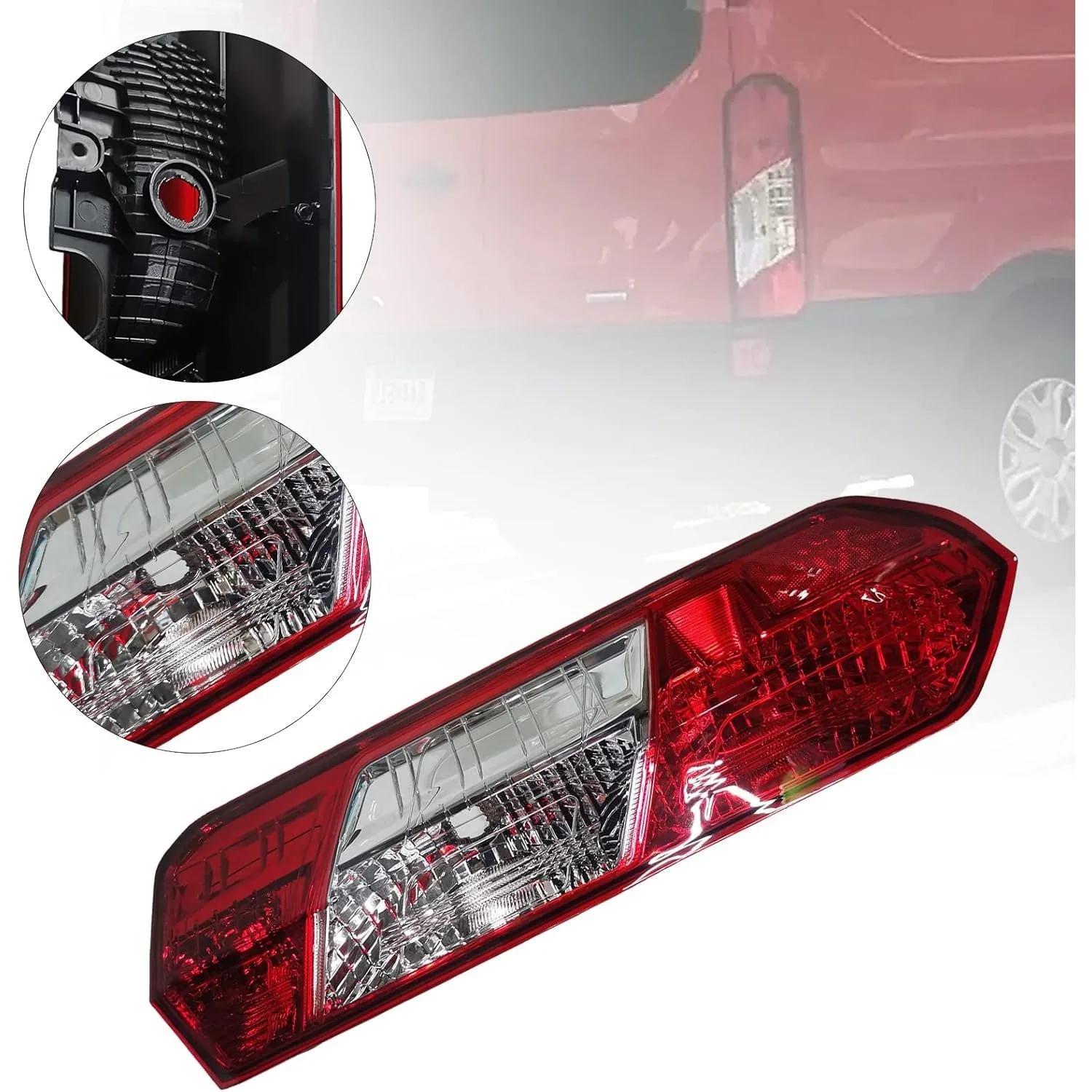 Lampu belakang 2015-2020 untuk Ford Transit T150 T250 T350 lampu belakang Halogen perakitan penggantian langsung lampu ekor belakang