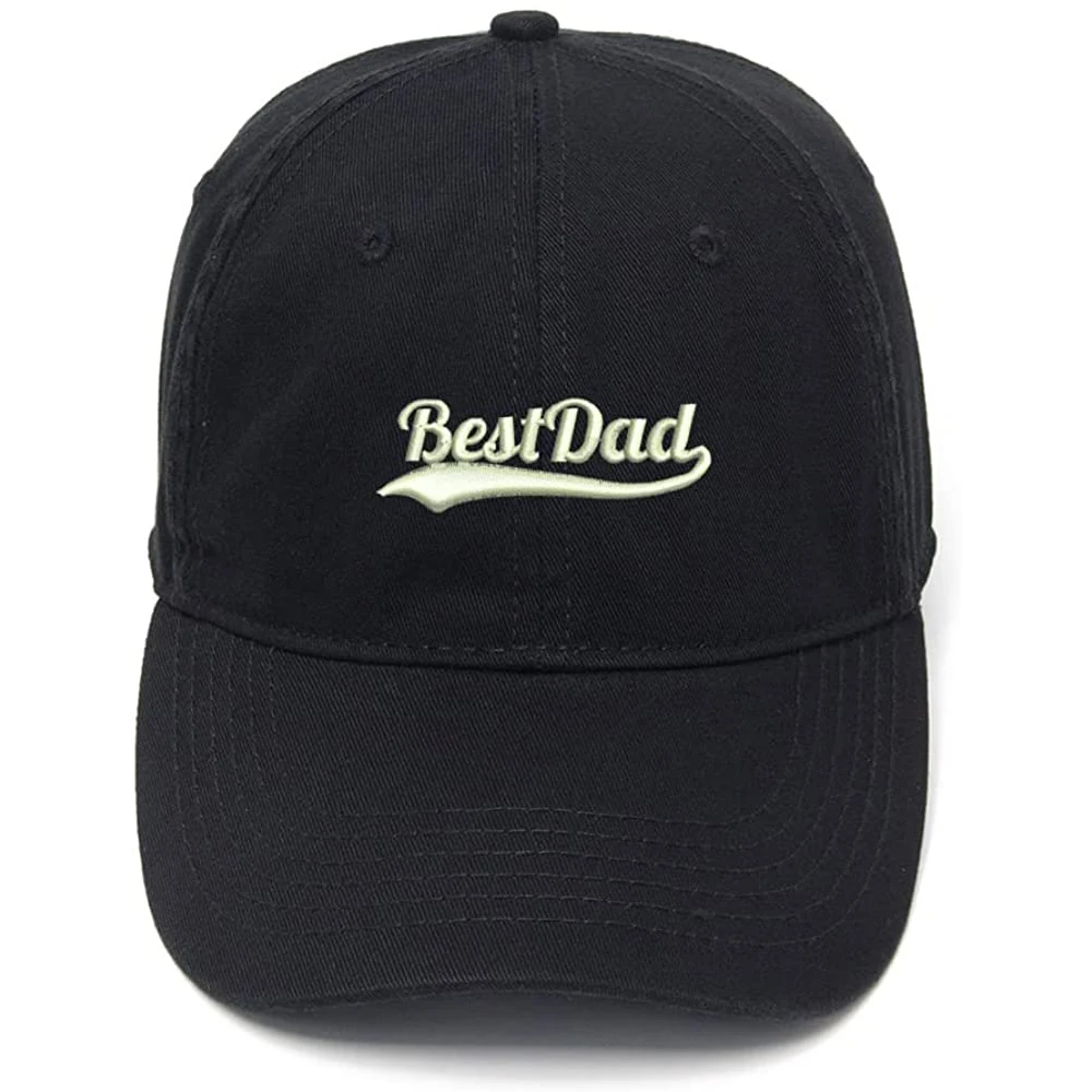 

Lyprerazy Men's Baseball Cap Bestdad Best dad Embroidery Hat Cotton Embroidered Casual Baseball Caps