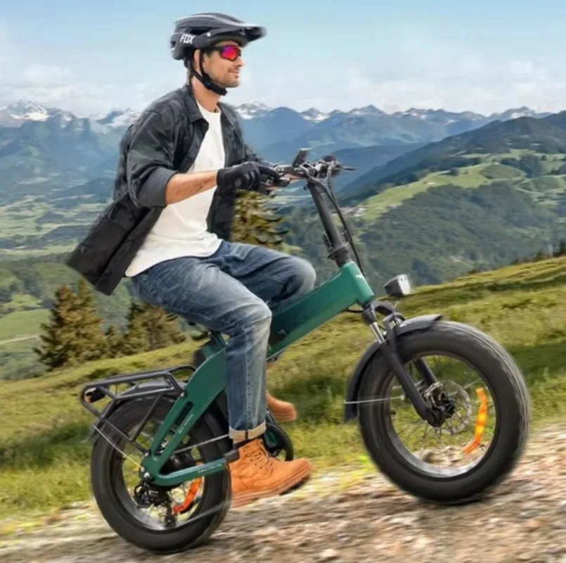 

EP-2 3.0 Boost 48V Hydraulic Disc Brakes Folding E-Bike 120KM Range LCD Display Adventure Commute EU Warehouse Stock Ebike