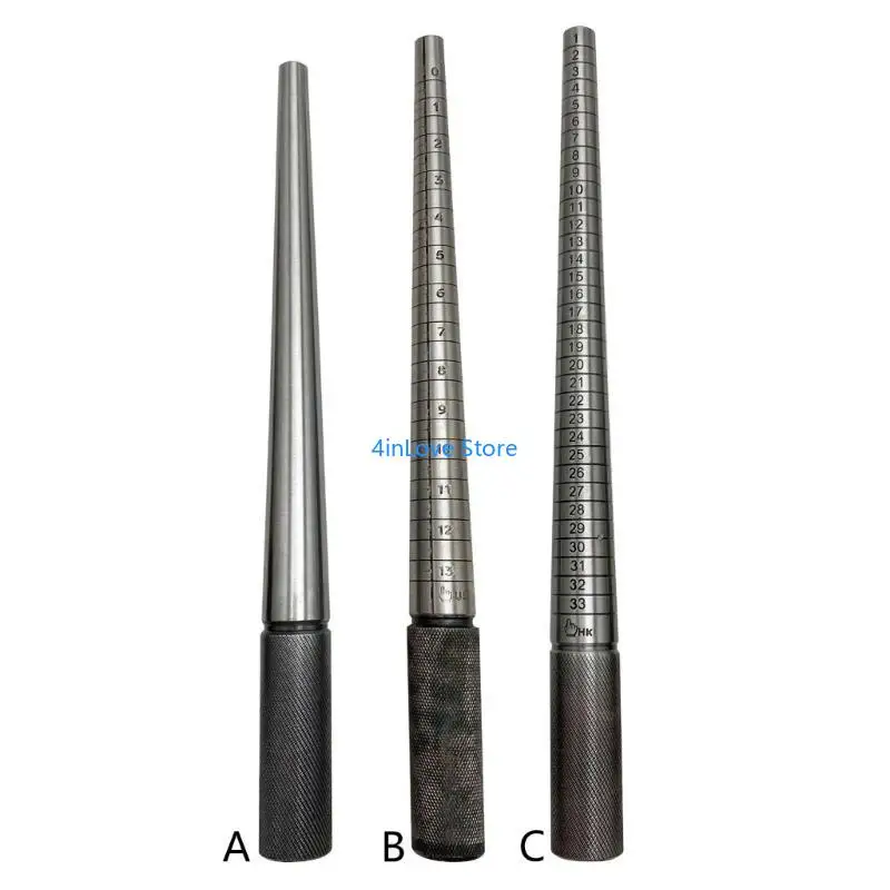 

T4MD Multipurpose Adjustable Rings Sizing Mandrel Adjuster Jewelry Making Sturdy Stainless Steel Tool for Jewelry Creation