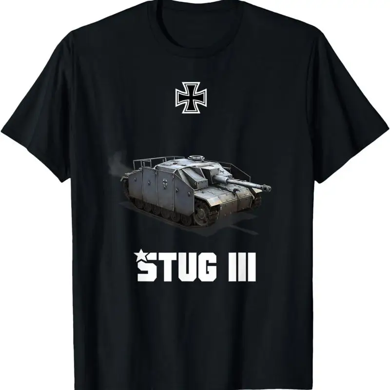 НОВАЯ ОГРАНИЧЕННАЯ футболка Stug III Ausf G German Tank Destroyer WW2, военная футболка